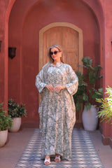 Linen Long Shirt Dress – Versatile Button-Down | Free Size, Summer-Ready