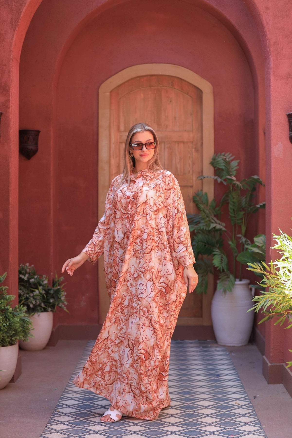 Linen Long Shirt Dress – Versatile Button-Down | Free Size, Summer-Ready