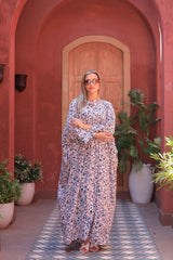 Linen Long Shirt Dress – Versatile Button-Down | Free Size, Summer-Ready