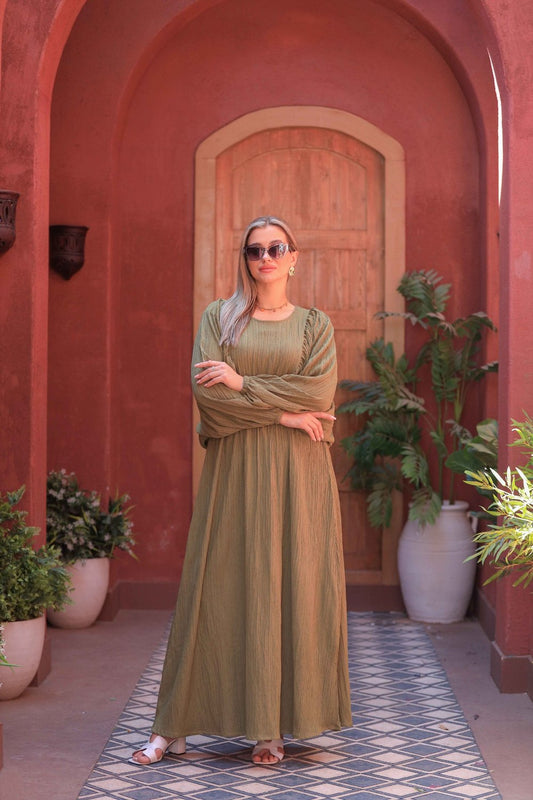 Fresca Fabric Turkish-Cut Casual Dress