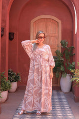 Printed Crêpe Maxi Dress – Lightweight & Comfortable