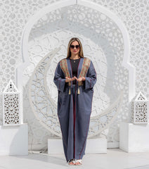 Summer linen cardigan - Gray