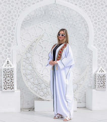 Summer linen cardigan - White