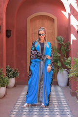 Printed Royal Soft Cardigan – Free Size Summer & Evening Wear