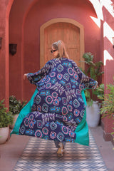 Printed Royal Soft Cardigan – Free Size Summer & Evening Wear