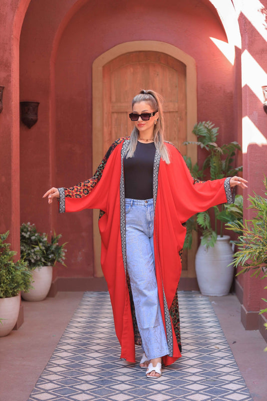 Printed Royal Soft Cardigan – Free Size Summer & Evening Wear