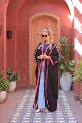 Mexican Embroidered Linen Cardigan – Free Size | Light & Stylish for Summer