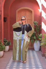 Half-Patterned Fresca Summer Cardigan – Free Size