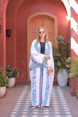 Half-Patterned Fresca Summer Cardigan – Free Size