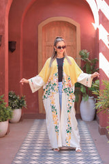 Half-Patterned Fresca Summer Cardigan – Free Size