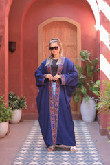 Mexican Embroidered Linen Cardigan – Free Size | Light & Stylish for Summer