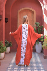 Printed Crepe Cardigan with Andalusian & Summer-Inspired Patterns – Free Size