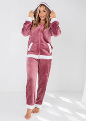Padded Velvet Winter Pajama Set