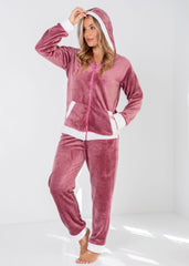 Padded Velvet Winter Pajama Set