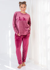 Like Velvet Pajama Set – Soft Plush Two-Piece | Winter Homewear