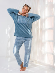 Like Velvet Pajama Set – Soft Plush Two-Piece | Winter Homewear