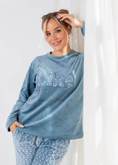 Like Velvet Pajama Set – Soft Plush Two-Piece | Winter Homewear