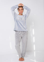 Like Velvet Pajama Set – Soft Plush Two-Piece | Winter Homewear