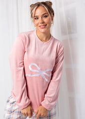 Velvet Pajama Set – Warm Lined Winter Sleepwear for Women