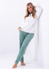 Starry Velvet Pajama Set – Soft Plush Two-Piece | Fulana Homewear