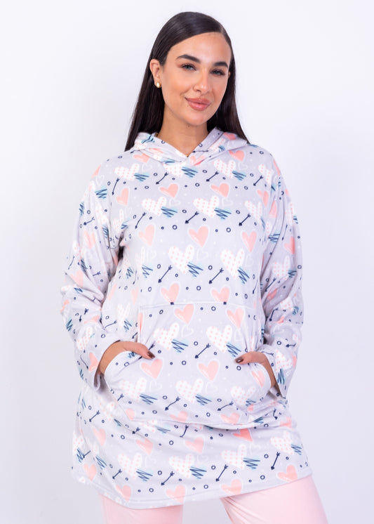 Cozy Hoodie Pajama Set – Soft Two-Piece Homewear | Fulana Homewear