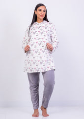 Heart Hoodie Pajama Set | Fulana Winter Love Collection