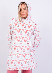 Heart Hoodie Pajama Set | Fulana Winter Love Collection