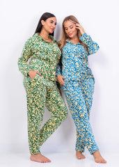 Botanical Velvet Pajama Set | Fulana Winter Collection