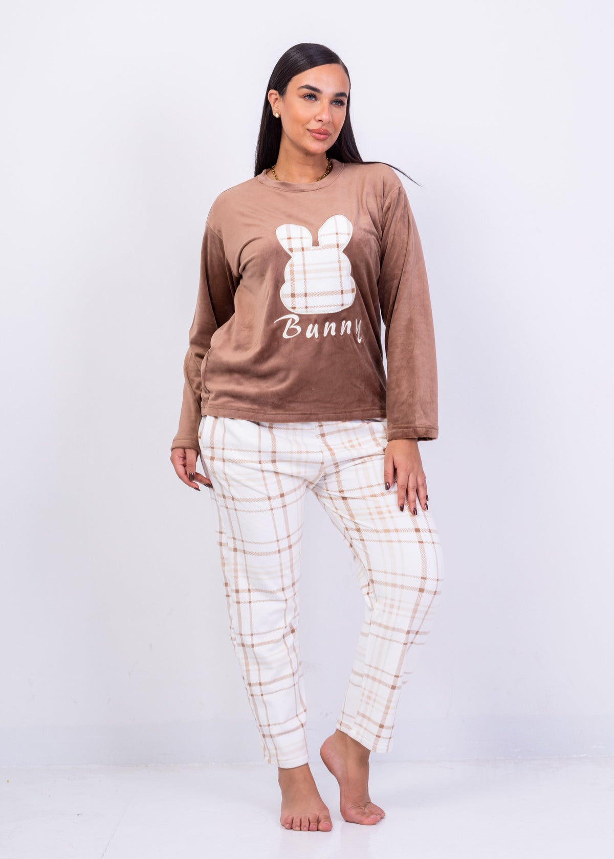 Bunny Velvet Pajama Set | Fulana Cozy Collection