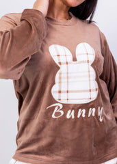 Bunny Velvet Pajama Set | Fulana Cozy Collection