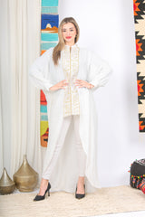 Free Size CY Shirt – Arabic Calligraphy Embroidery