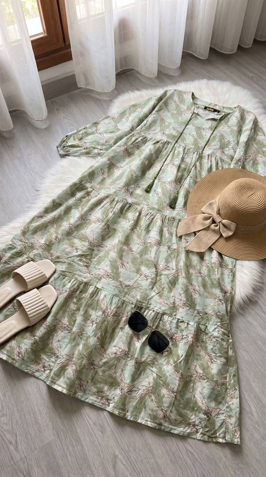Cotton Vibran Printed Dress
