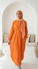 Linen Belted Dress