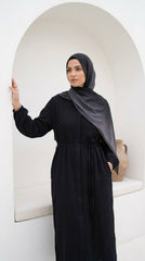 Linen Belted Dress