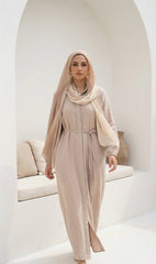 Linen Belted Dress