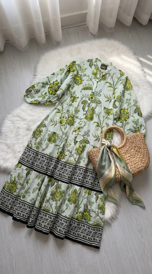 Cotton Floral Dress