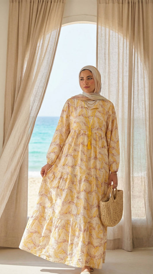 Cotton Vibran Printed Dress