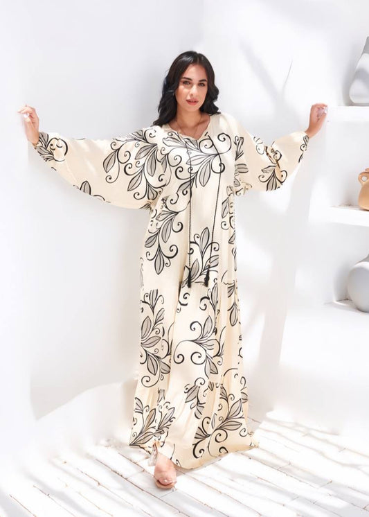 Long Sleeve Begie Dress