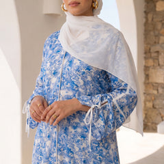 Linen Belted Maxi Dress - Elegant Resort Wear