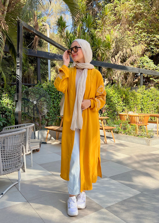 Spanish Cotton Kimono Cardigan – Open Sides | Free Size Summer Must-Have