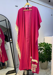 Pure Linen Cape – Free Size Comfort & Style