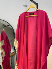 Pure Linen Cape – Free Size Comfort & Style