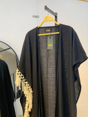 Pure Linen Cape – Free Size Comfort & Style