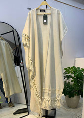 Pure Linen Cape – Free Size Comfort & Style