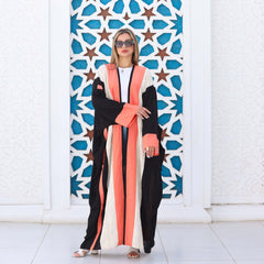Striped Summer Linen Cardigan – Free Size with Belt