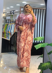 Cotton-Linen Buttoned Abaya | Open or Closed Style | Fits 60kg–120kg