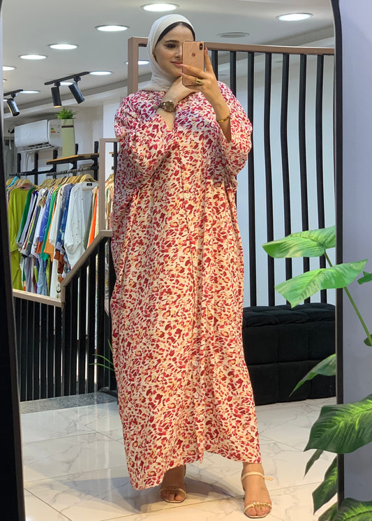 Cotton-Linen Buttoned Abaya | Open or Closed Style | Fits 60kg–120kg