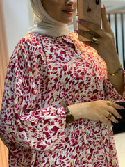 Cotton-Linen Buttoned Abaya | Open or Closed Style | Fits 60kg–120kg