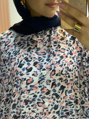 Cotton-Linen Buttoned Abaya | Open or Closed Style | Fits 60kg–120kg