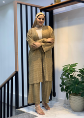Two-Piece Plain Linen Summer Suit – Simple, Comfy & Elegant